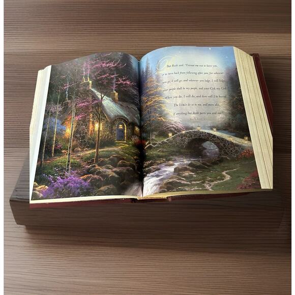 Thomas Kinkade Holy Bible. Copyright 1985 - Picture 2 of 4